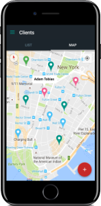 Saha Ekibi Yönetimi - Müşteri Harita Görünüm Ekranı